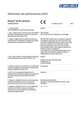 DoP Resitrix SK W (FR)